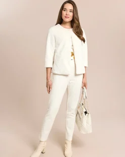 Webpelzjacke mit Glitzer