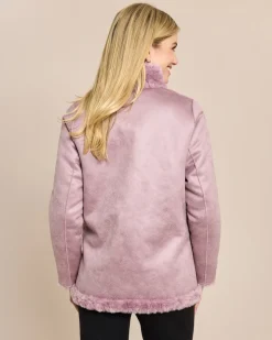 Wendejacke Velourimitat/Webpelz