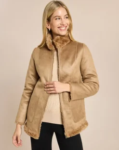 Wendejacke Velourimitat/Webpelz