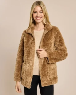Wendejacke Velourimitat/Webpelz