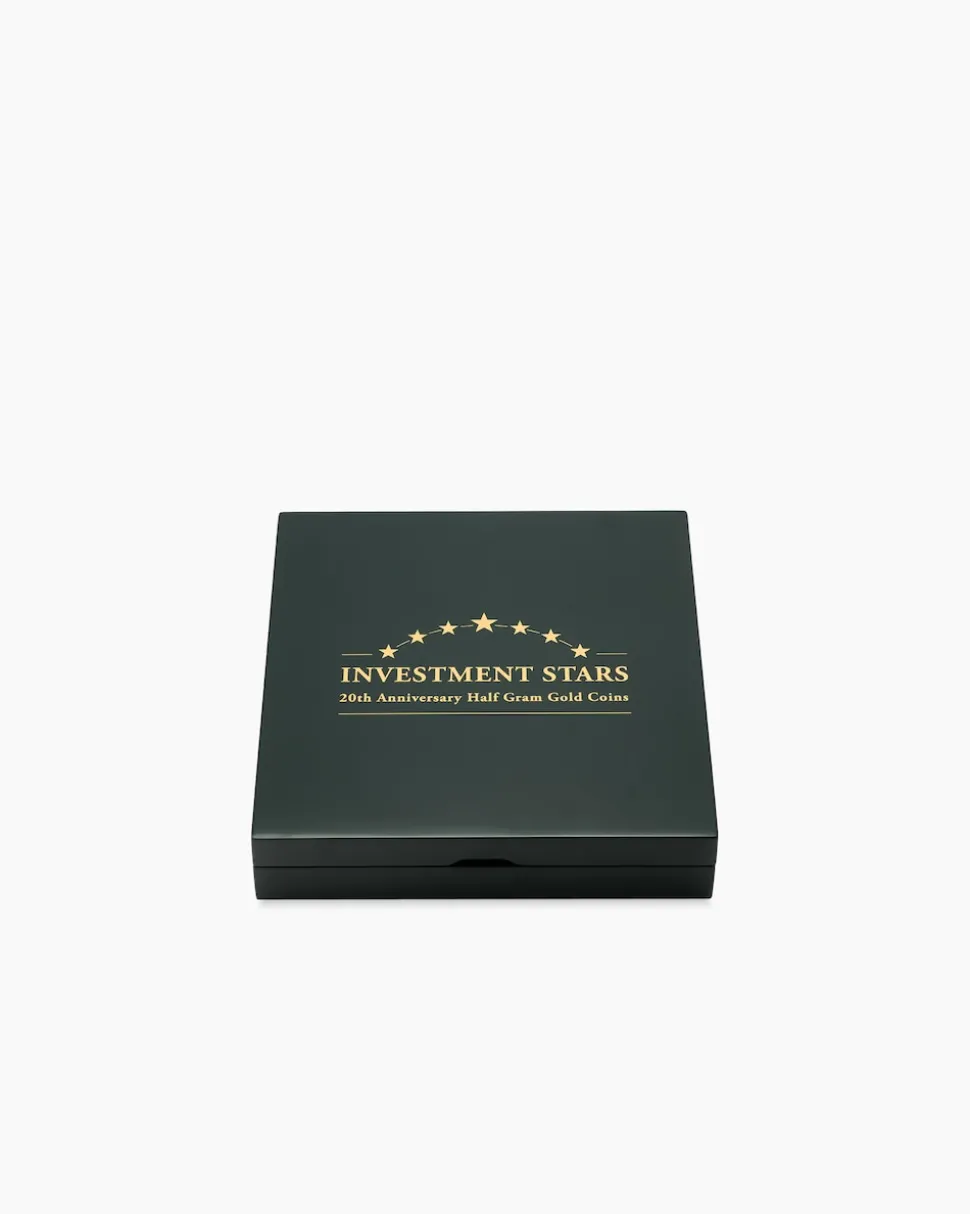 7x 0,5 g Gold Investment Stars 2025