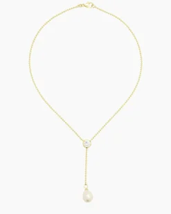 Y-Collier mit MK-Perle