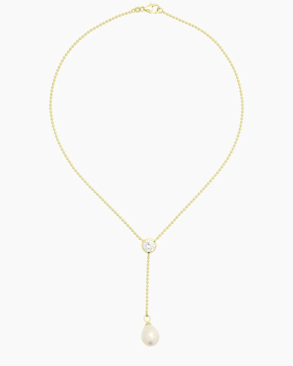 Y-Collier mit MK-Perle