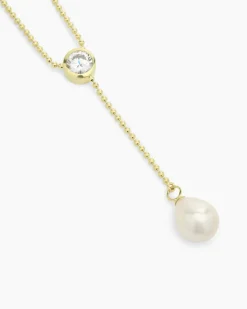 Y-Collier mit MK-Perle
