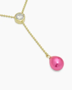 Y-Collier mit MK-Perle