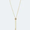 Y-Collier mit Zirkonia