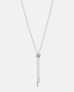 Y-Collier mit Zirkonia