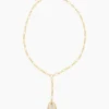 Y-Collier mit Zirkonia