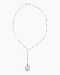 Y-Collier mit Zirkonia