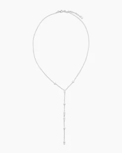 Y-Collier mit Zirkonia