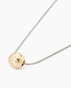 Zopfkette + Brillantanhänger 0,50 ct