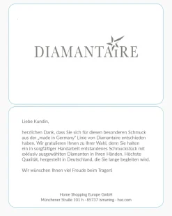 Zopfkette + Brillantanhänger 0,50 ct