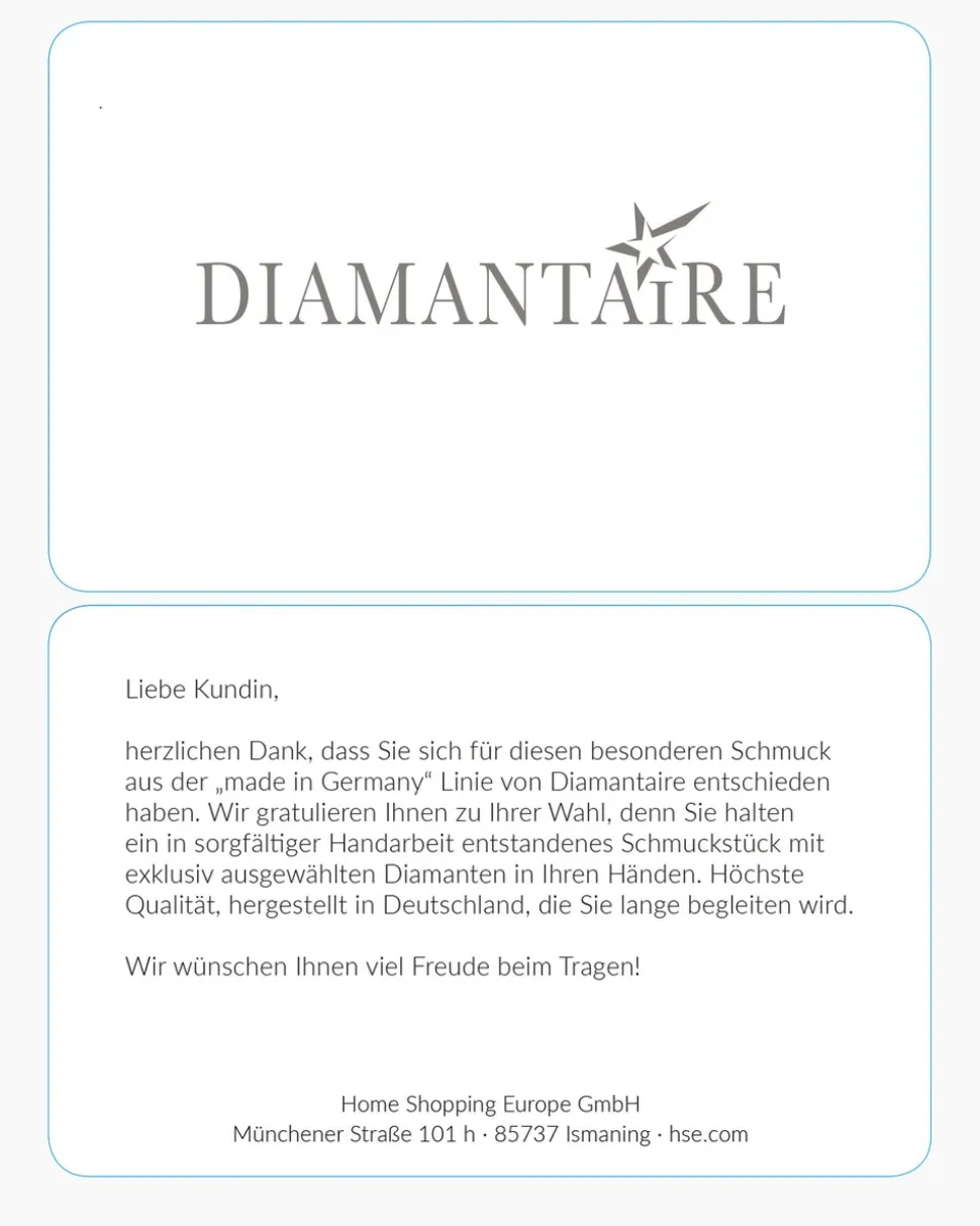 Zopfkette + Brillantanhänger 0,50 ct